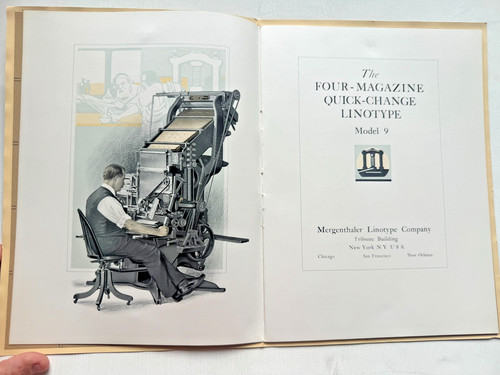1911 four magazine linotype - four,