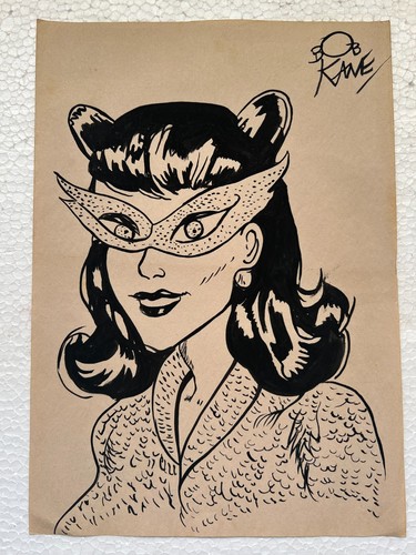Disegno bob kane carta - su,