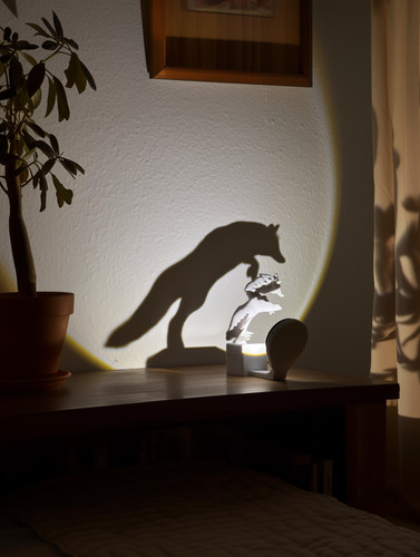 Lampada ombra volpe luce - lampada,