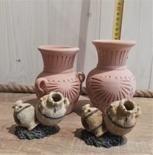 Set di 4 anfore per acquario