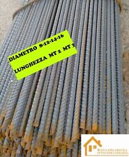 Ferro Tondo Nervato Tondino Acciaio Cemento Armato Edilizia  Recinzione MT 3