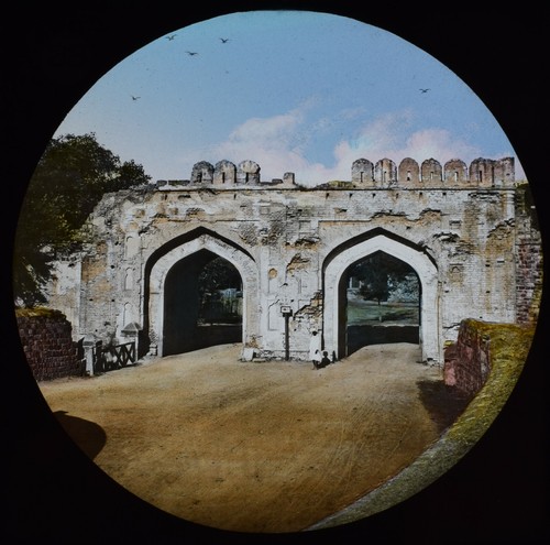 Magic lantern slide - lantern,
