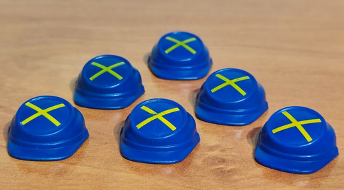 Playmobil cappelli blu - playmobil, x6