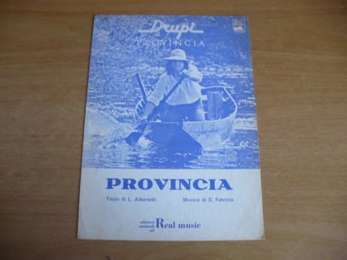 Spartito musicale povincia - spartito, l