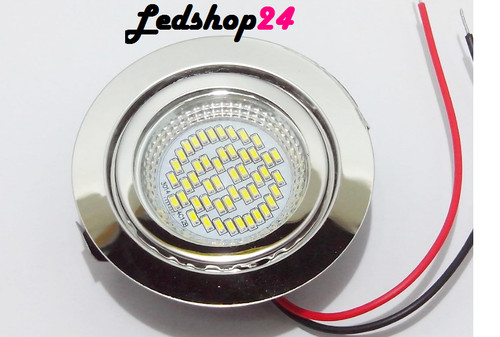 Camper faretto tondo led slim - faretto,