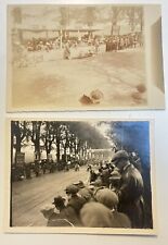 TORINO- MOTO CLUB 1930 / 1940 Rare fotografie motociclismo gare Incidente pilota