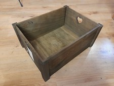 CESTO BRN LOVELY BIG anteriore in legno rinforzato per bici 41x31xh19 cm marrone