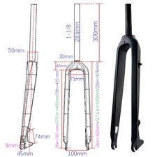 Forcella anteriore bici mtb