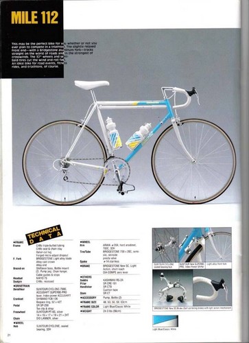 Bicicletta bridgestone mile - bridgestone,