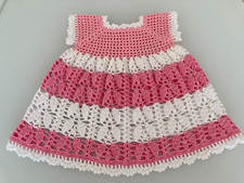 Vestito/abito bimba lavorazione uncinetto a mano