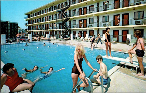 Cartolina kona motor inn - cartolina,