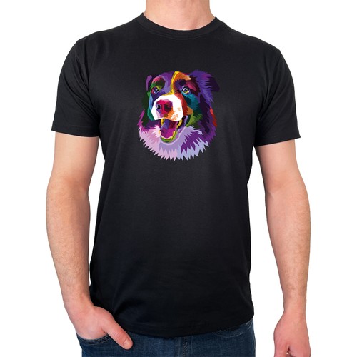 Shirt uomo border collie - t-shirt,