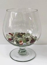 Vaso di vetro a forma di un