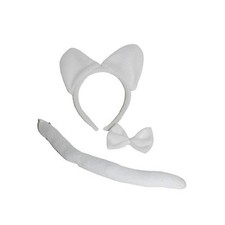 SET TRAVESTIMENTO GATTINA BIANCA