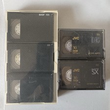 5 nastri a cassetta JVC BASF