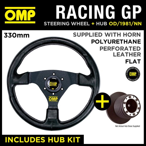 Volante mozzo omp racing gp - e,