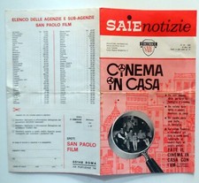 SAIE NOTIZIE BOLLETTINO INFORMATIVO N.24 1969 SUPER 8 PROIETTORE