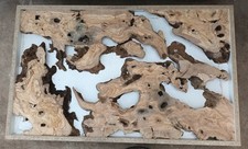 stampo-cassa forma x legno-wood di ulivo e radica "resina epossidica-epoxy"