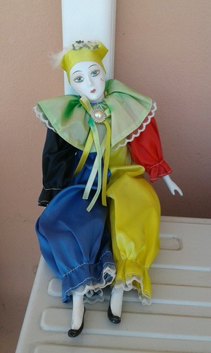 Bambole pierrot epoca - pierrot, d