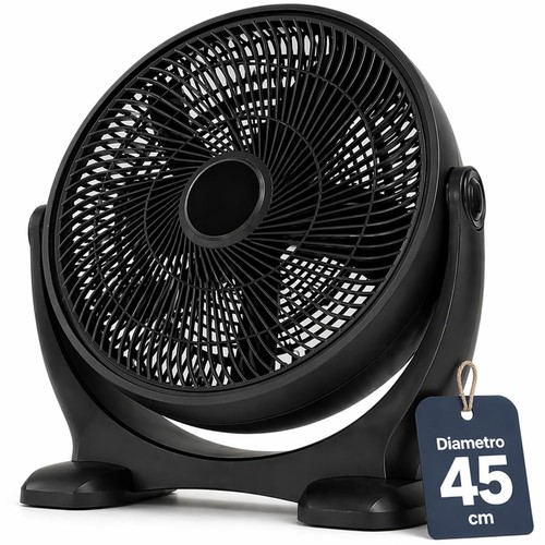Bakaji ventilatore terra - ventilatore, in