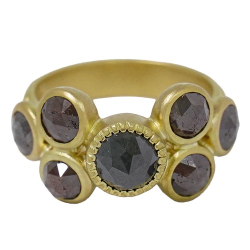 Anello fascia con diamanti - anello,