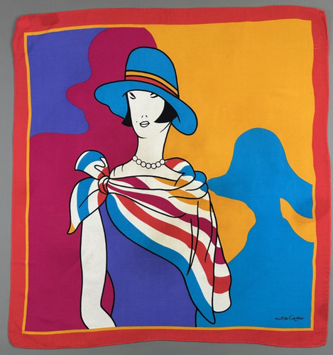 Magnifique foulard vintage - foulard,