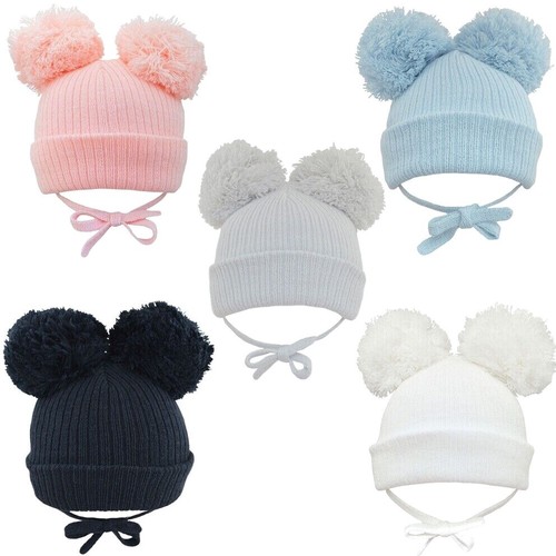 Cappello berretto bambino pom