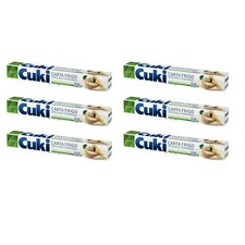6pz CUKI CARTA FRIGO SPECIALE FORMAGGI pura cellulosa traspirante conserva 16mt