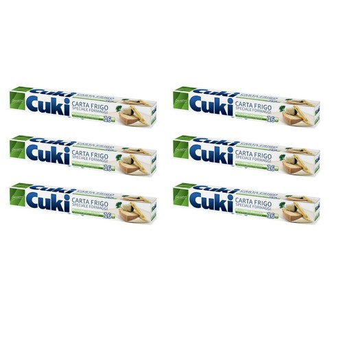 6pz cuki carta frigo speciale - cuki,