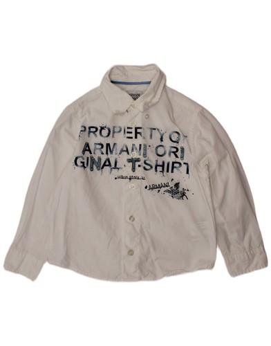 Camicia grafica armani junior - camicia,