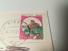 FRANCOBOLLO ROCCA MAGGIORE ASSISI ITALIA ITA COLLEZIONISMO FRANCOBOLLI ITALIA