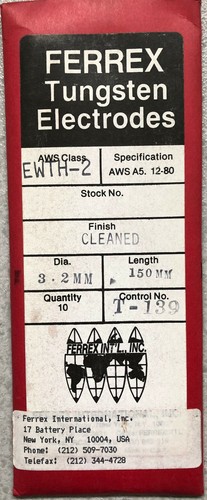 Elettrodo tungsteno - 10,