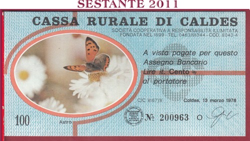 Cassa rurale caldes - rurale, lire