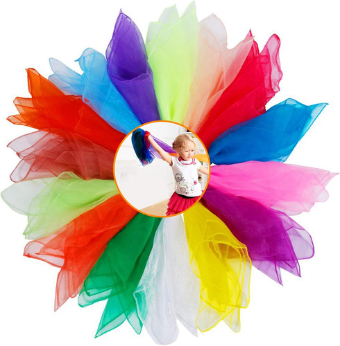 Pezzi foulard colorati - 15,