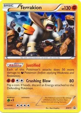 Terrakion bw71 pokemon - terrakion,