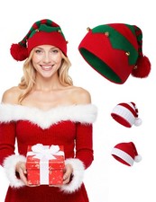 MELLIEX Cappello da Babbo Natale Natalizio Comodo Morbido Berretto in Feltro