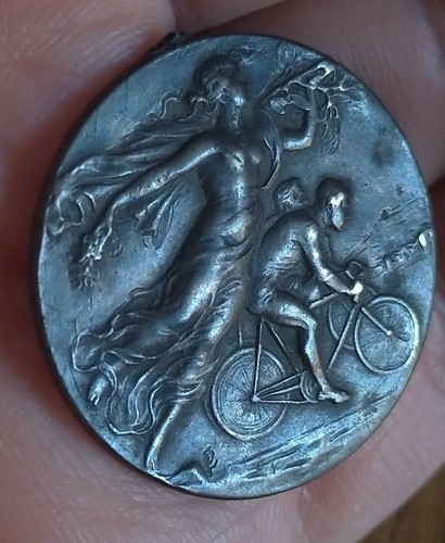 Argento ciclismo medaglietta - argento,