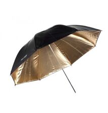 PROLIGHT OMBRELLO FOTOGRAFICO PER MONOTORCIA - NERO E ORO 110 CM
