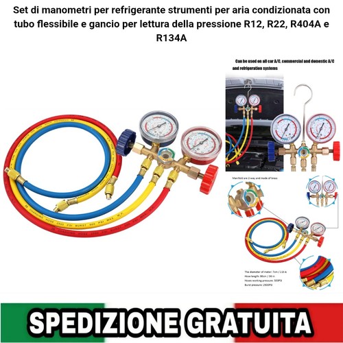Set manometri refrigerante - set,