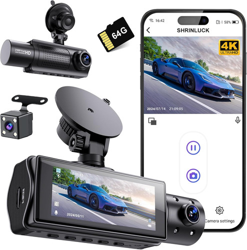 Wifi canali dash cam - 4k,