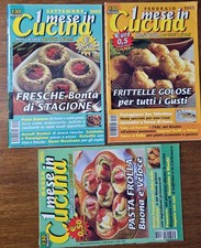 3 fascicoli 1 MESE IN CUCINA - FEBBRAIO, MARZO, SETTEMBRE 2002