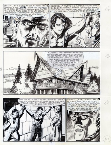 Zagor tavola originale di - -,