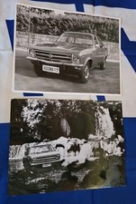 Opel Kadett & Opel Ascona Coppia Di Fotografie Originali D'epoca Press 