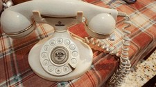 BRONDI VINTAGE 10 - TELEFONO DESIGN RETRO bianco
