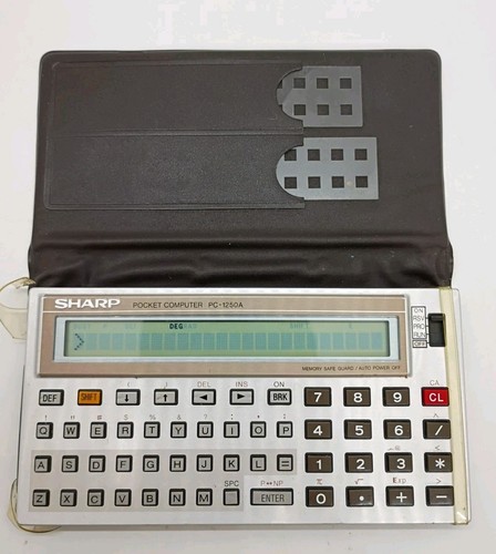 Sharp pocket computer 1250a - sharp, pc-1250a