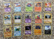 Lotto stock 15 Carte Pokemon