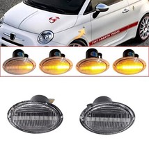 FRECCE LATERALI a LED FIAT 500 - 500 ABARTH 595 DINAMICHE CRYSTAL PROGRESSIVE