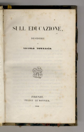 Sull educazione desiderii - sull'educazione,, desiderii.