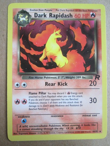Dark rapidash carta - rapidash,