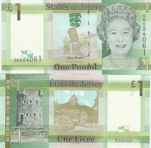 Jersey banconota pound - banconota, 1